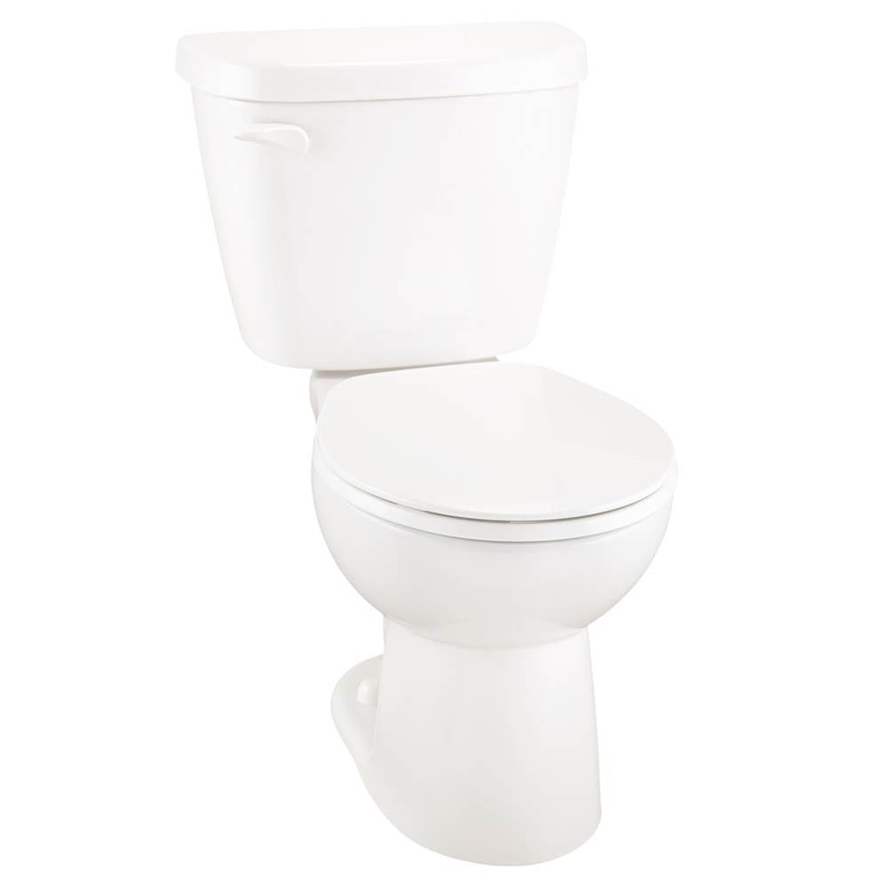 Maxwell 1.6gpf RF 10'' RI Combo: GMX21952 Bowl w/ GMX28995 Tank White