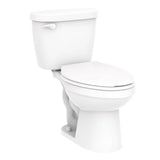 Maxwell 1.6gpf EL 10'' RI Combo: GMX21962 Bowl w/ GMX28995 Tank White