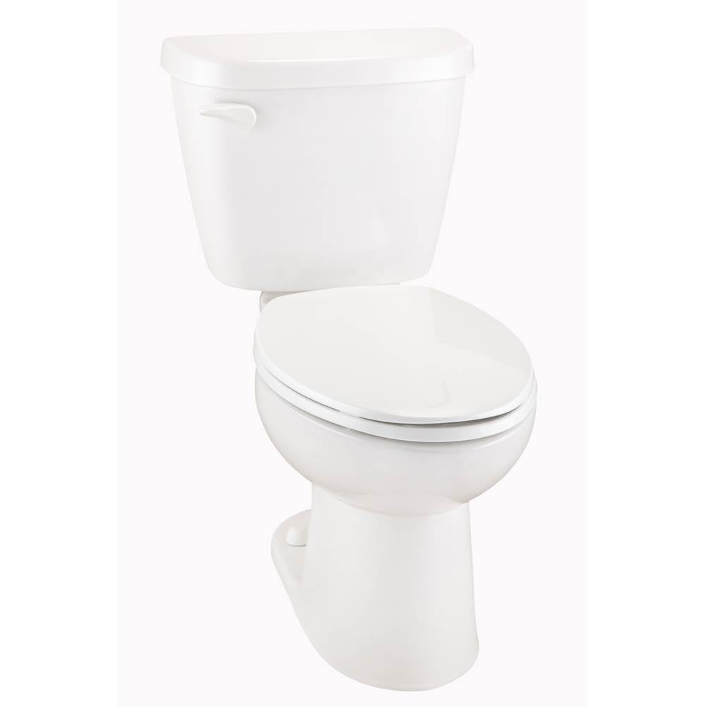 Maxwell 1.6gpf EL 10'' RI Combo: GMX21962 Bowl w/ GMX28995 Tank White