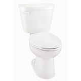 Maxwell 1.6gpf EL 10'' RI Combo: GMX21962 Bowl w/ GMX28995 Tank White
