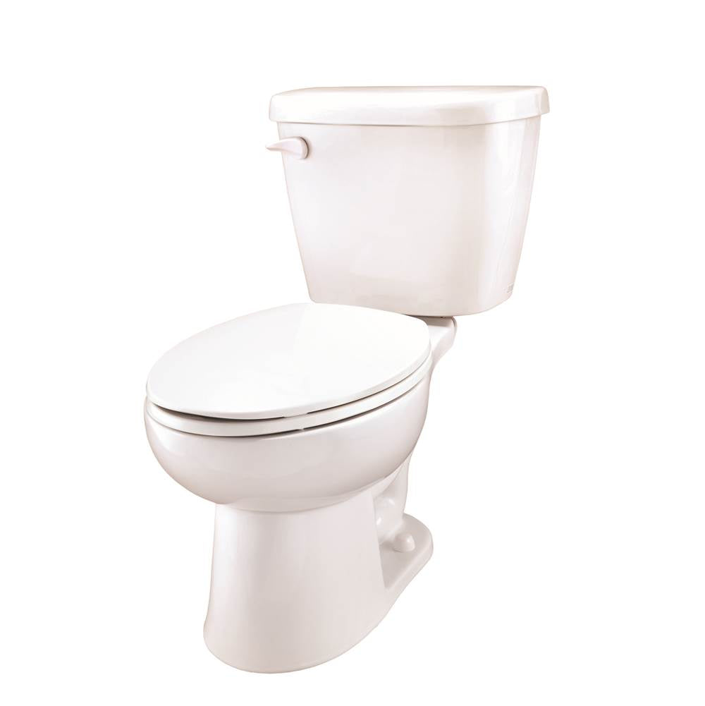 Maxwell 1.6gpf EL 12'' RI Combo: GMX21962 Bowl w/ GMX28990 Tank White