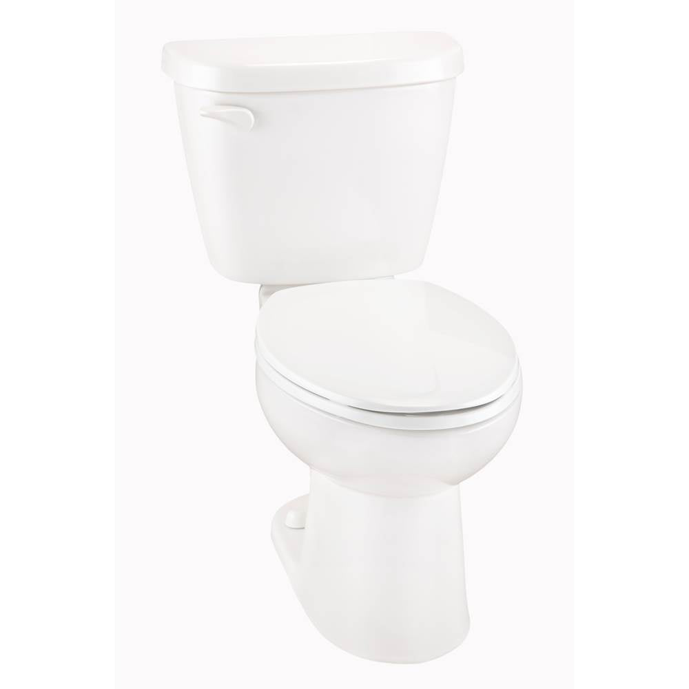 Maxwell 1.6gpf EL 12'' RI Combo: GMX21962 Bowl w/ GMX28990 Tank White