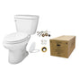Gerber Plumbing - Viper 1.28gpf Elongated Toilet-in Box (Tank and Bowl) White - White