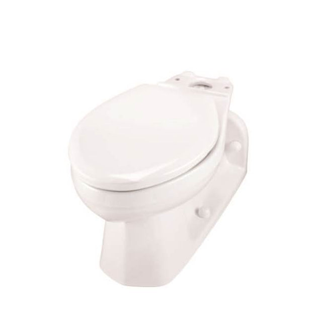 Gerber Plumbing - Ultra Flush 1.0/1.28/1.6gpf Elongated Bowl Back Outlet White - White