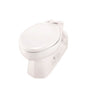 Gerber Plumbing - Ultra Flush 1.0/1.28/1.6gpf Elongated Bowl Back Outlet White - White