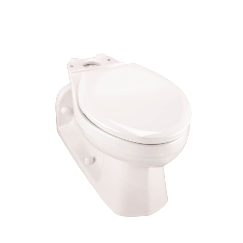 Ultra Flush 1.0/1.28/1.6gpf Elongated Bowl Back Outlet White