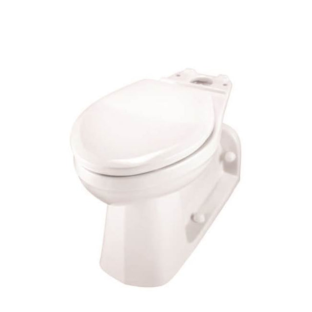 Gerber Plumbing - Ultra Flush 1.0/1.28/1.6gpf ADA Elongated Bowl Back Outlet White - White