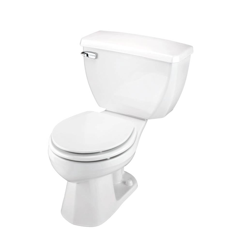 Gerber Plumbing - Ultra Flush 1.0gpf RF 12'' RI Combo: GUF21342 Bowl w/ GUF28380 Tank White - White