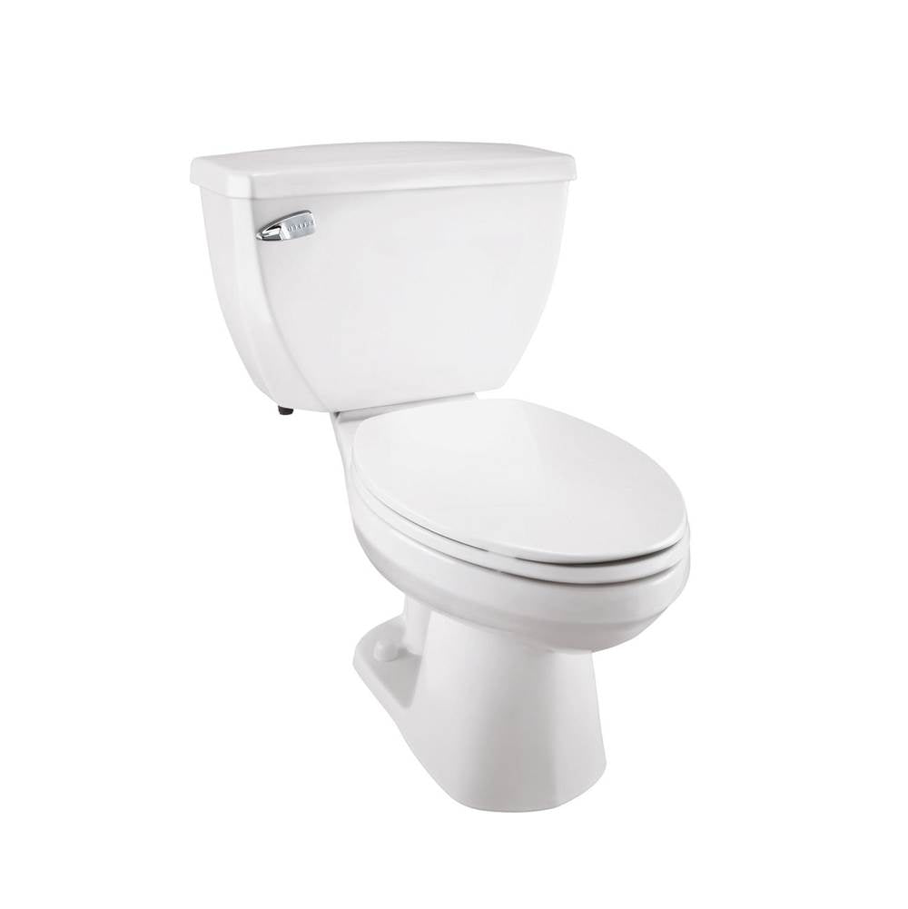 Ultra Flush 1.0gpf EL 12'' RI Combo: GUF21372 Bowl w/ GUF28380 Tank White