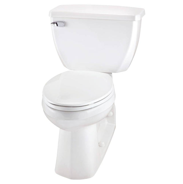 Gerber Plumbing - Ultra Flush 1.0gpf Floor Mount Back Outlet ADA EL 12'' RI Combo: GUF21375 Bowl w/ GUF28380 Tank White - White
