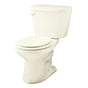 Gerber Plumbing - Viper 1.6gpf RF 12'' RI Combo: GVP2155209 Bowl w/ GVP2859009 Tank Biscuit - Biscuit
