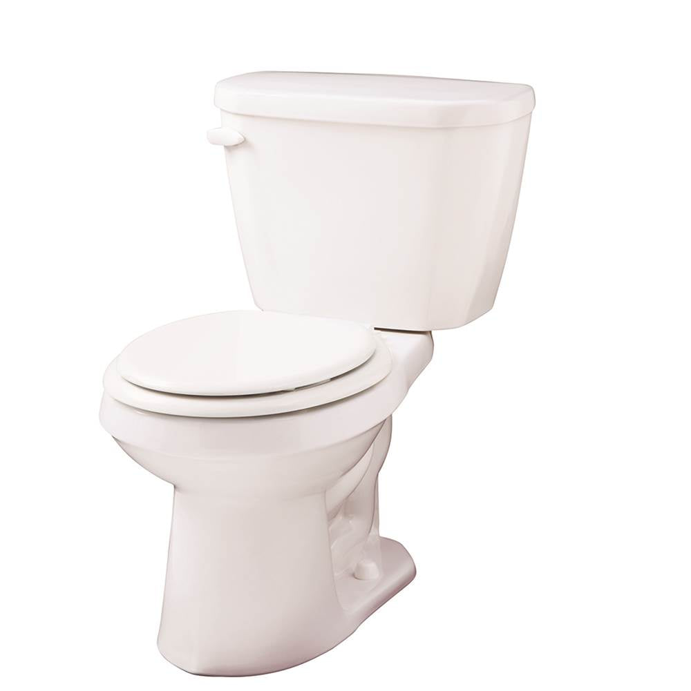 Gerber Plumbing - Viper 1.6gpf RF 12'' RI Combo: GVP2155225 Bowl w/ GVP2859025 Tank Bone - Bone