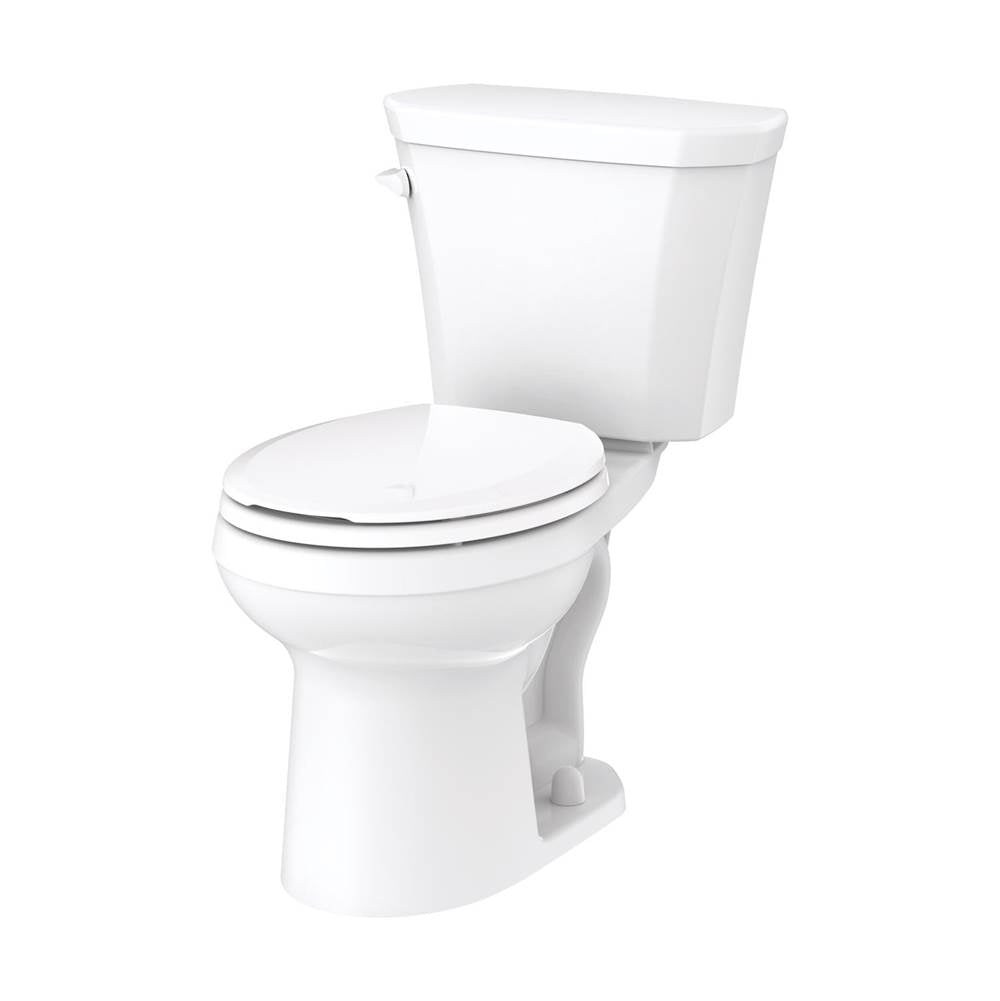 Gerber Plumbing - Viper 1.6gpf 12'' RI RF Combo: GVP31552 Bowl w/ GVP38590 Tank White - White