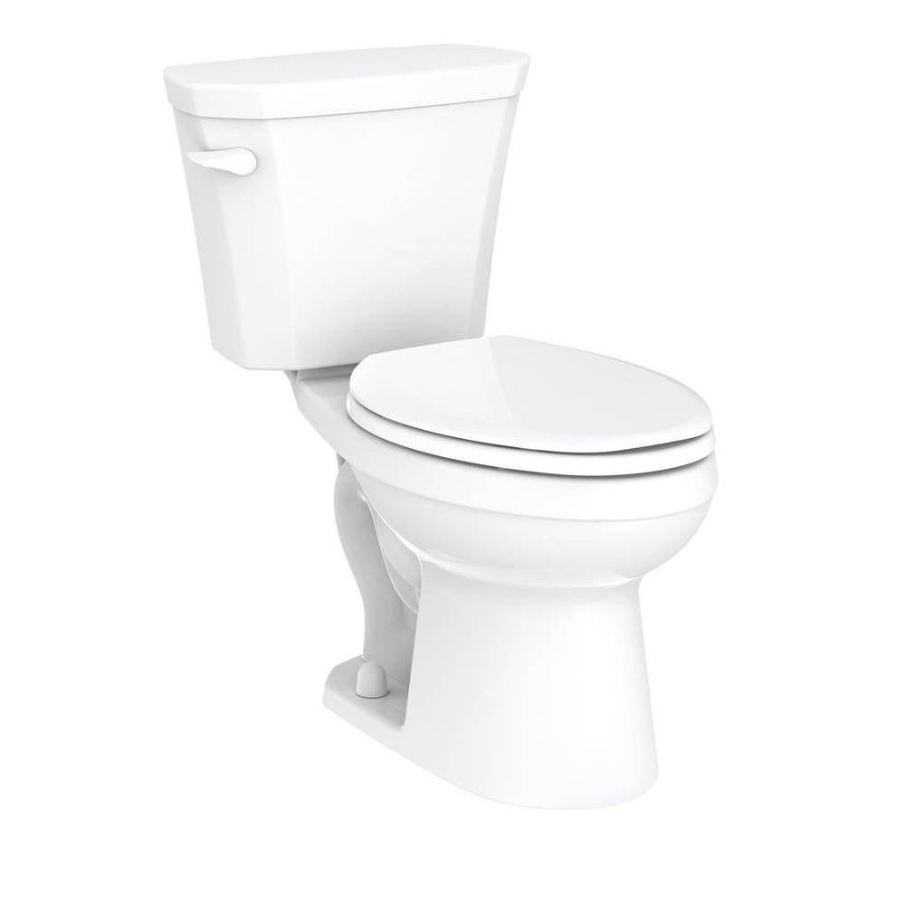 Viper 1.6gpf 12'' RI EL Combo: GVP31562 Bowl w/ GVP38590 Tank White