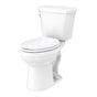 Gerber Plumbing - Viper 1.28gpf 12'' RI ADA EL Combo: GVP31528 Bowl w/ GWS38590 Tank White - White