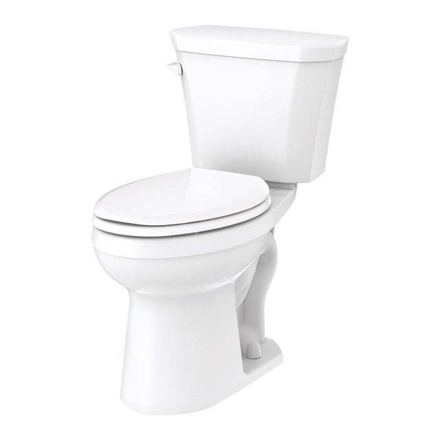 Gerber Plumbing - Viper 1.6gpf 12'' RI ADA EL Combo: GVP31528 Bowl w/ GVP38590 Tank White - White