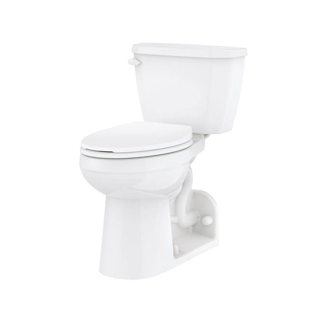 Gerber Plumbing - Viper 1.0gpf Floor Mount Back Outlet ADA Compact EL 12'' RI Combo: GWS21575 Bowl w/ GWS28575 Tank White - White