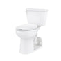 Gerber Plumbing - Viper 1.0gpf Floor Mount Back Outlet ADA Compact EL 12'' RI Combo: GWS21575 Bowl w/ GWS28575 Tank White - White