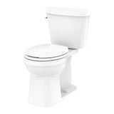 Gerber Plumbing - Elite 1.28gpf Simple CT ADA RF 10'' RI Combo: GAB21852 Bowl w/ GAH28895 Tank White - White