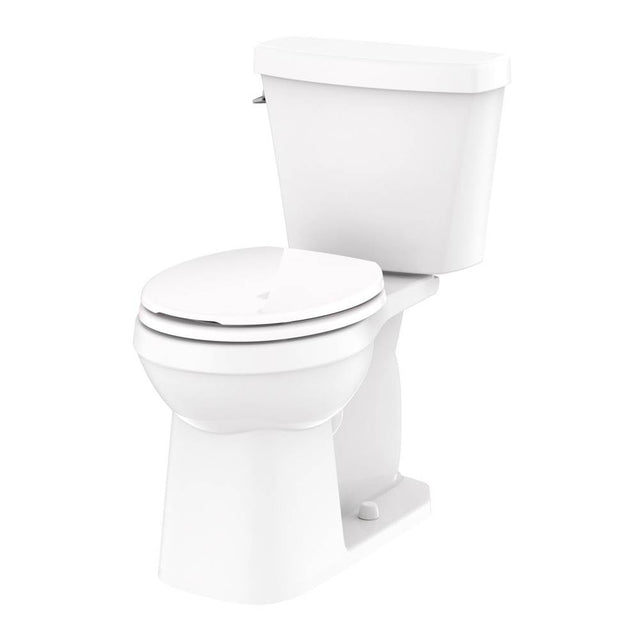 Gerber Plumbing - Elite 1.28gpf Simple CT ADA RF 10'' RI Combo: GAB21852 Bowl w/ GAH28895 Tank White - White