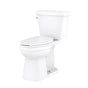 Gerber Plumbing - Elite 1.28gpf Simple CT ADA EL 10'' RI Combo: GAB21828 Bowl w/ GAH28895 Tank White - White