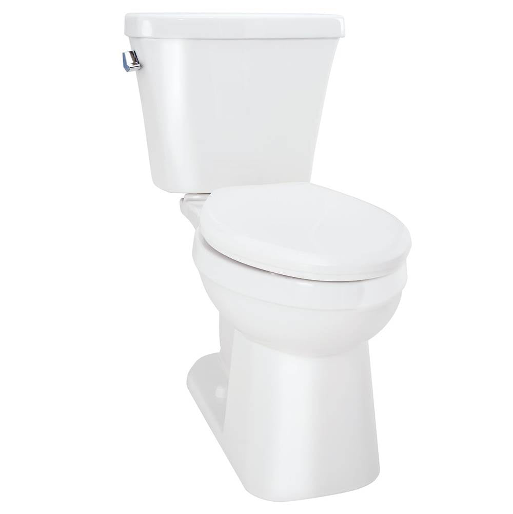 Elite 1.28gpf Simple CT ADA EL 10'' RI Combo: GAB21828 Bowl w/ GAH28895 Tank White
