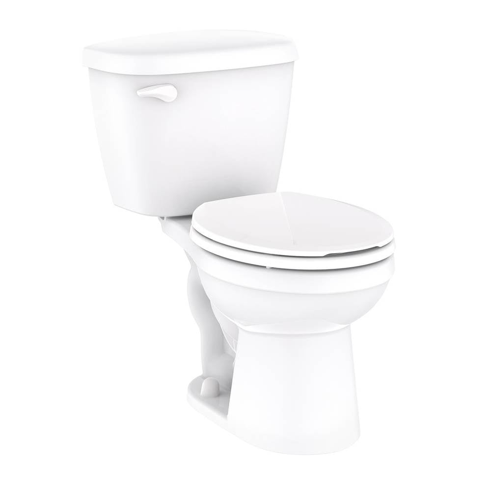 Maxwell 1.28gpf RF 10'' RI Combo: GMX21952 Bowl w/ G0028995 Tank White