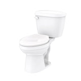 Gerber Plumbing - Maxwell 1.28gpf EL 12'' RI Combo: GMX21962 Bowl w/ G0028990 Tank White - White
