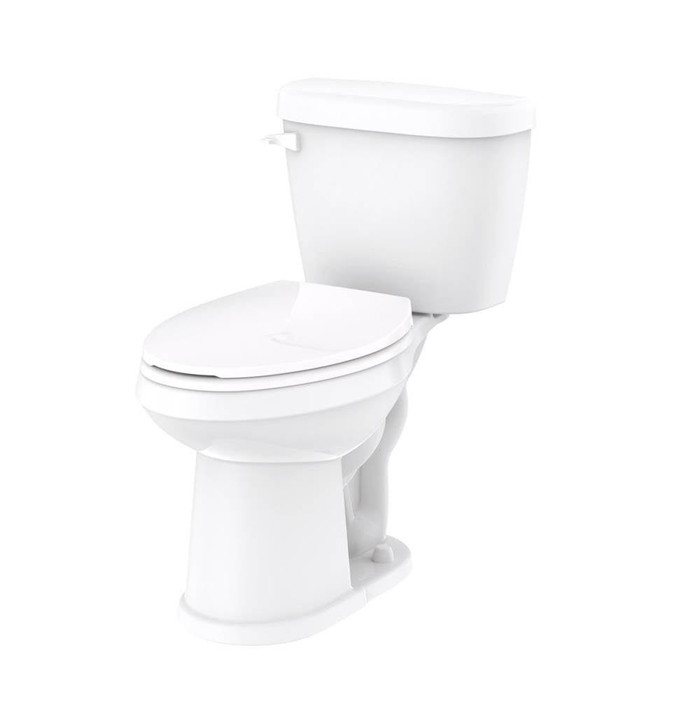 Gerber Plumbing - Maxwell SE 1.28gpf ADA EL 10'' RI Combo: GSE21128 Bowl w/ GWS28175 Tank White - White