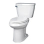 Gerber Plumbing - Viper 1.28gpf ADA EL 10'' RI Combo: GVP21528 Bowl w/ GWS28595 Tank White - White