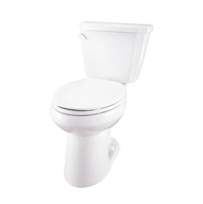 Gerber Plumbing - Viper 1.28gpf ADA EL 12'' RI Combo: GVP21528 Bowl w/ GWS28590 Tank White - White