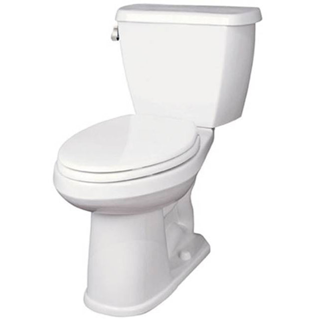 Gerber Plumbing - Avalanche 1.28gpf EL ADA 10'' RI Combo: GAV21828 Bowl w/ GWS28895 Tank White - White