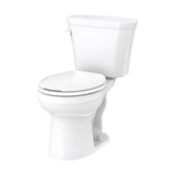Gerber Plumbing - Viper 1.28gpf 10'' RI RF Combo: GVP31552 Bowl w/ GWS38595 Tank White - White