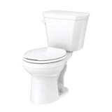 Gerber Plumbing - Viper 1.28gpf 14'' RI RF Combo: GVP31552 Bowl w/ GWS38594 Tank White - White