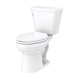 Gerber Plumbing - Viper 1.28gpf 10'' RI EL Combo: GVP31562 Bowl w/ GWS38595 Tank White - White