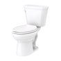 Gerber Plumbing - Viper 1.28gpf 10'' RI EL Combo: GVP31562 Bowl w/ GWS38595 Tank White - White
