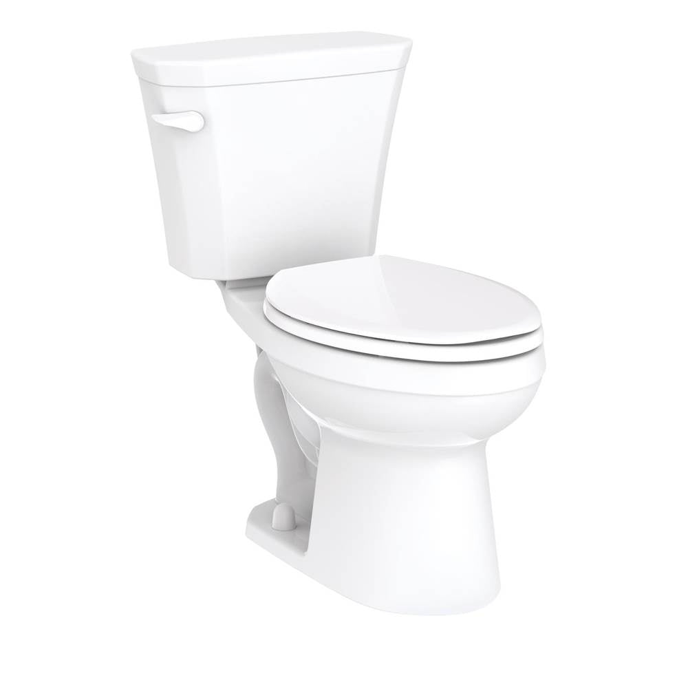 Viper 1.28gpf 10'' RI EL Combo: GVP31562 Bowl w/ GWS38595 Tank White