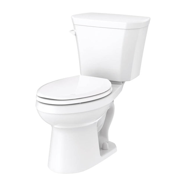 Gerber Plumbing - Viper 1.28gpf 14'' RI EL Combo: GVP31562 Bowl w/ GWS38594 Tank White - White