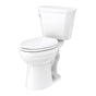 Gerber Plumbing - Viper 1.28gpf 10'' RI ADA EL Combo: GVP31528 Bowl w/ GWS38595 Tank White - White