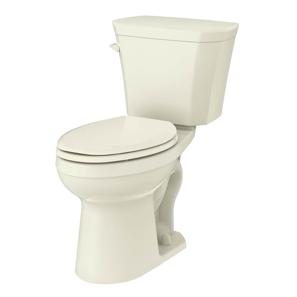 Gerber Plumbing - Viper 1.28gpf 14'' RI ADA EL Combo: GVP3152809 Bowl w/ GWS3859409 Tank Biscuit - Biscuit