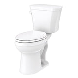 Gerber Plumbing - Viper 1.28gpf 14'' RI ADA EL Combo: GVP31528 Bowl w/ GWS38594 Tank White - White