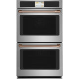 2 - 30   Double Wall Oven Handles - Brushed Copper