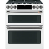 Front Control Gas Knobs and Handles - Brushed Black