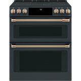 Front Control Electric Knobs and Handles - Brushed Bronze