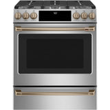 Front Control Gas Knobs and Handles - Brushed Bronze
