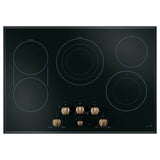 5 Electric Cooktop Knobs - Brushed Bronze