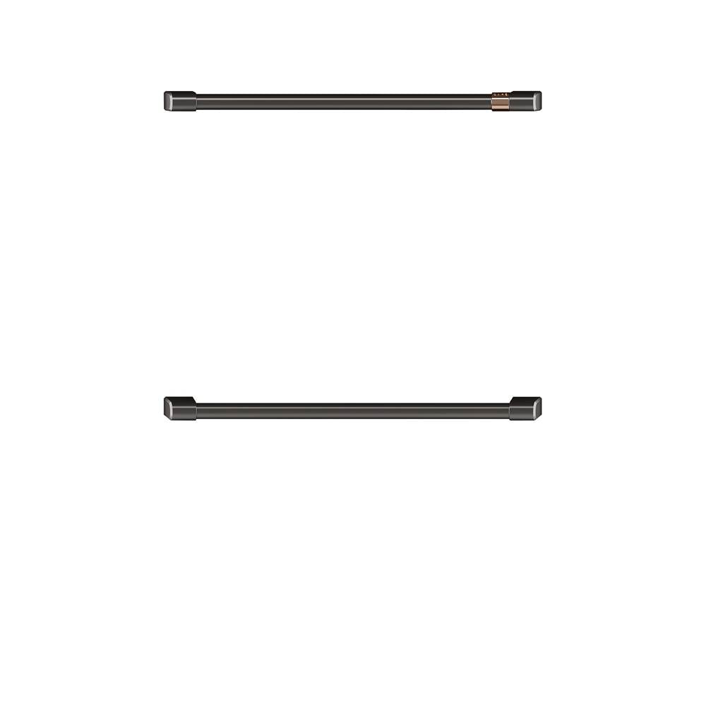 Cafe - 2 - 30   Double Wall Oven Handles - Brushed Black
