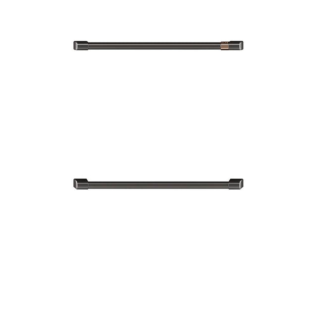 Cafe - 2 - 30   Double Wall Oven Handles - Brushed Black