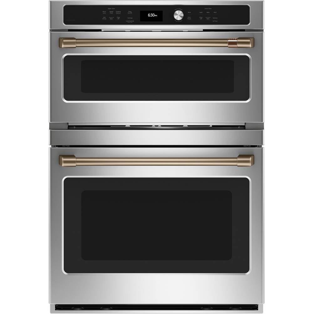 2 - 30   Double Wall Oven Handles - Brushed Bronze