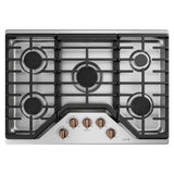 5 Gas Cooktop Knobs - Brushed Copper